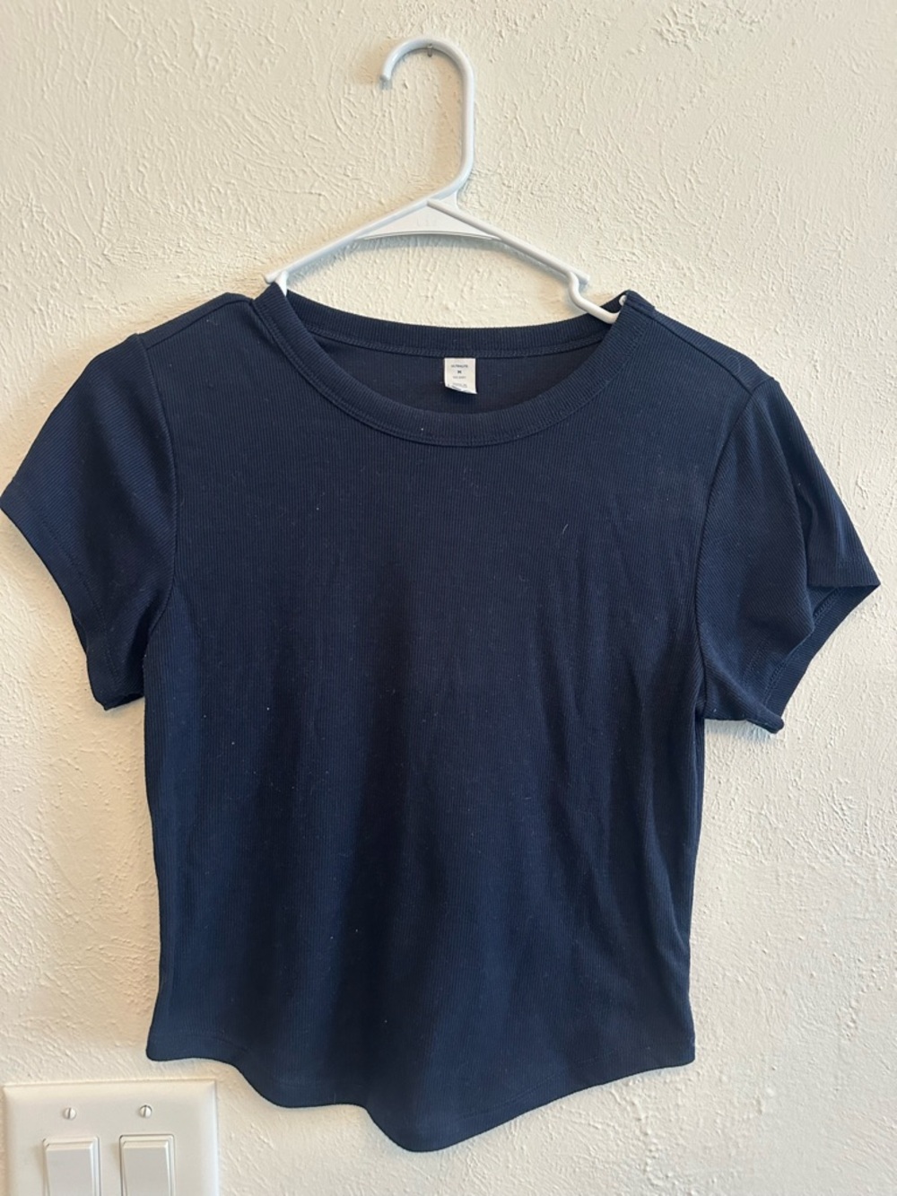 Old Navy Navy Short Sleeve Crewneck Tee